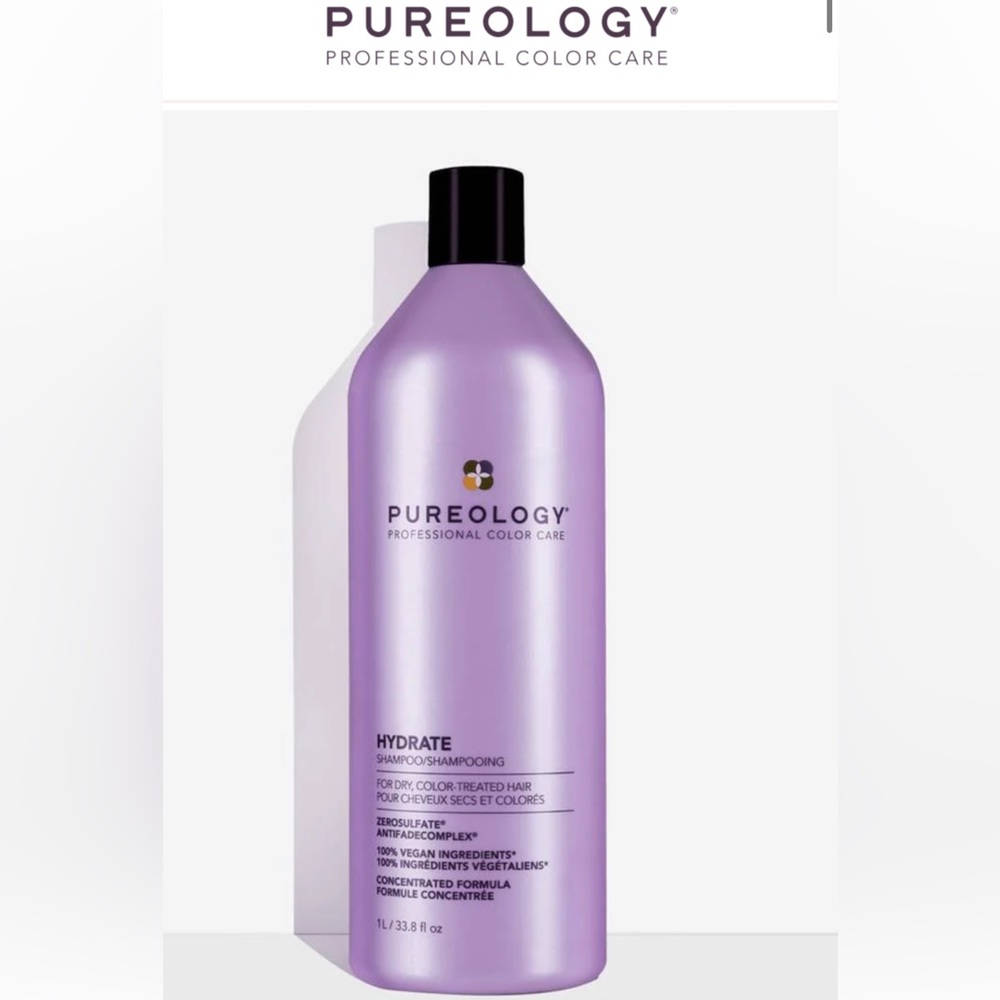 🔥 PUREOLOGY HYDRATE SHAMPOO LITER BRAND NEW 33.3 oz SEALED